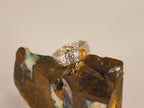 Bague pierre de lune orangée – Taille 54