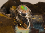 Bague opale cantera du Mexique – Taille 54 — vue complémentaire 5 de la pierre et de la monture — Tirou Bijou