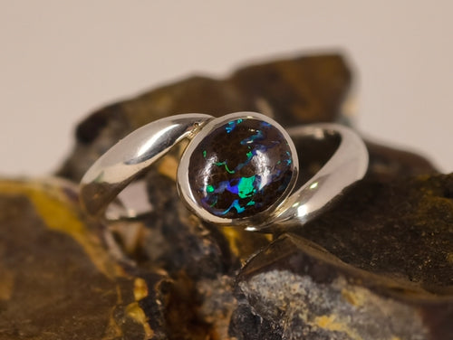 Bague en opale boulder — vue 2 — Tirou Bijou
