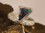 Bague en opale boulder — vue 1 — Tirou Bijou