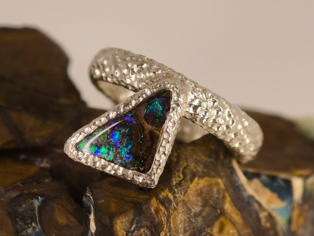 Bague en opale boulder — vue 5 — Tirou Bijou