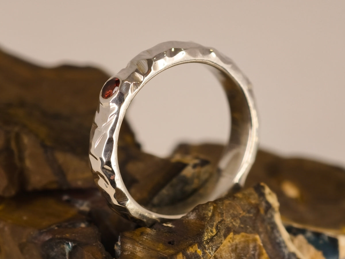 Bague en grenat — vue 5 — Tirou Bijou