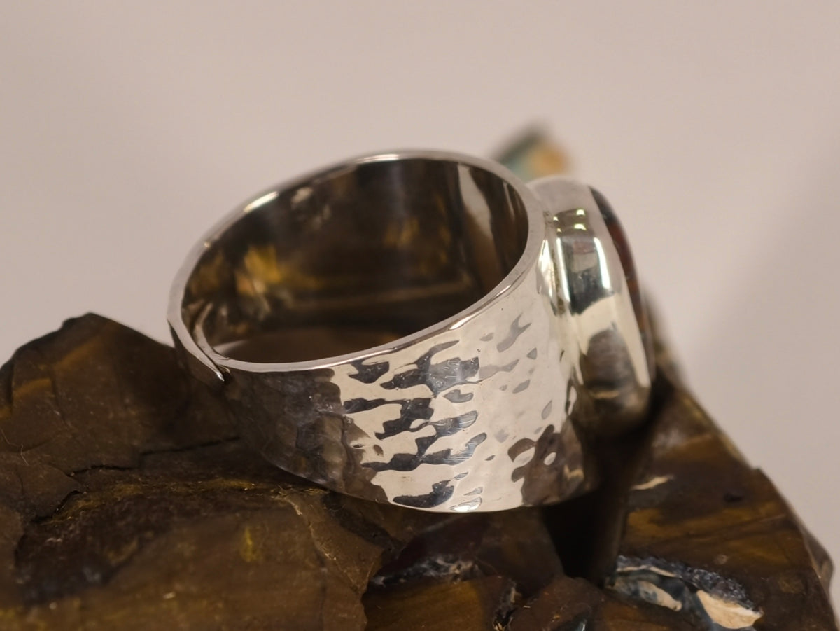 Bague en opale boulder — vue 3 — Tirou Bijou