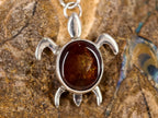 Pendentif en agate de feu — vue 1 — Tirou Bijou