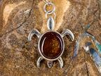 Pendentif en agate de feu — vue 3 — Tirou Bijou