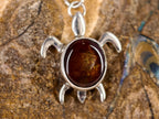 Pendentif en agate de feu — vue 7 — Tirou Bijou