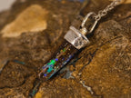 Pendentif en opale boulder — vue 2 — Tirou Bijou