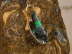Pendentif en opale boulder — vue 1 — Tirou Bijou
