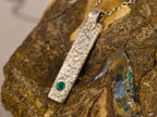 Pendentif en émeraude — vue 3 — Tirou Bijou