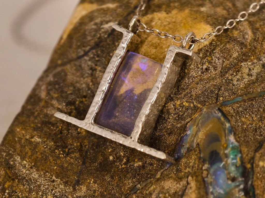 Pendentif en opale cristal — vue 13 — Tirou Bijou