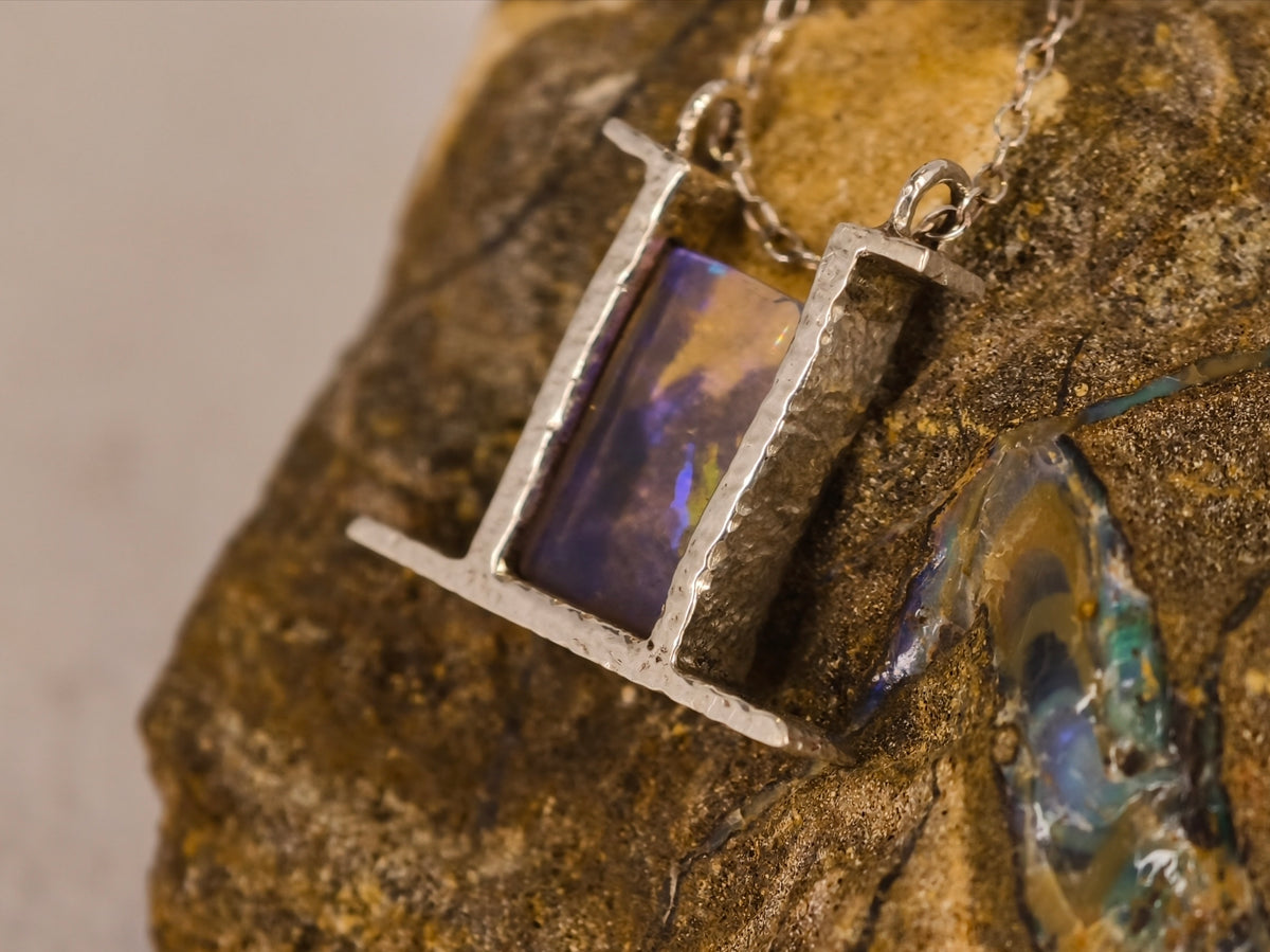 Pendentif en opale cristal — vue 16 — Tirou Bijou