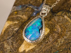 Pendentif en opale boulder — vue 2 — Tirou Bijou