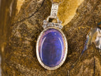 Pendentif en opale de Lightning Ridge — vue 7 — Tirou Bijou