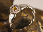 Bague en saphir et moissanite — vue 5 — Tirou Bijou