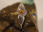 Bague en saphir et moissanite — vue 6 — Tirou Bijou