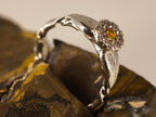 Bague en saphir et moissanite — vue 8 — Tirou Bijou
