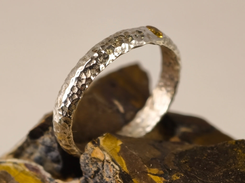 Bague en saphir jaune — vue 4 — Tirou Bijou