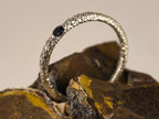 Bague en saphir et moissanite — vue 4 — Tirou Bijou