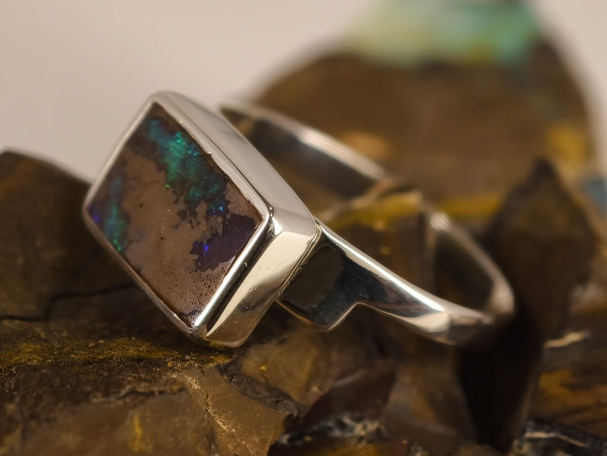 Bague en opale boulder — vue 7 — Tirou Bijou