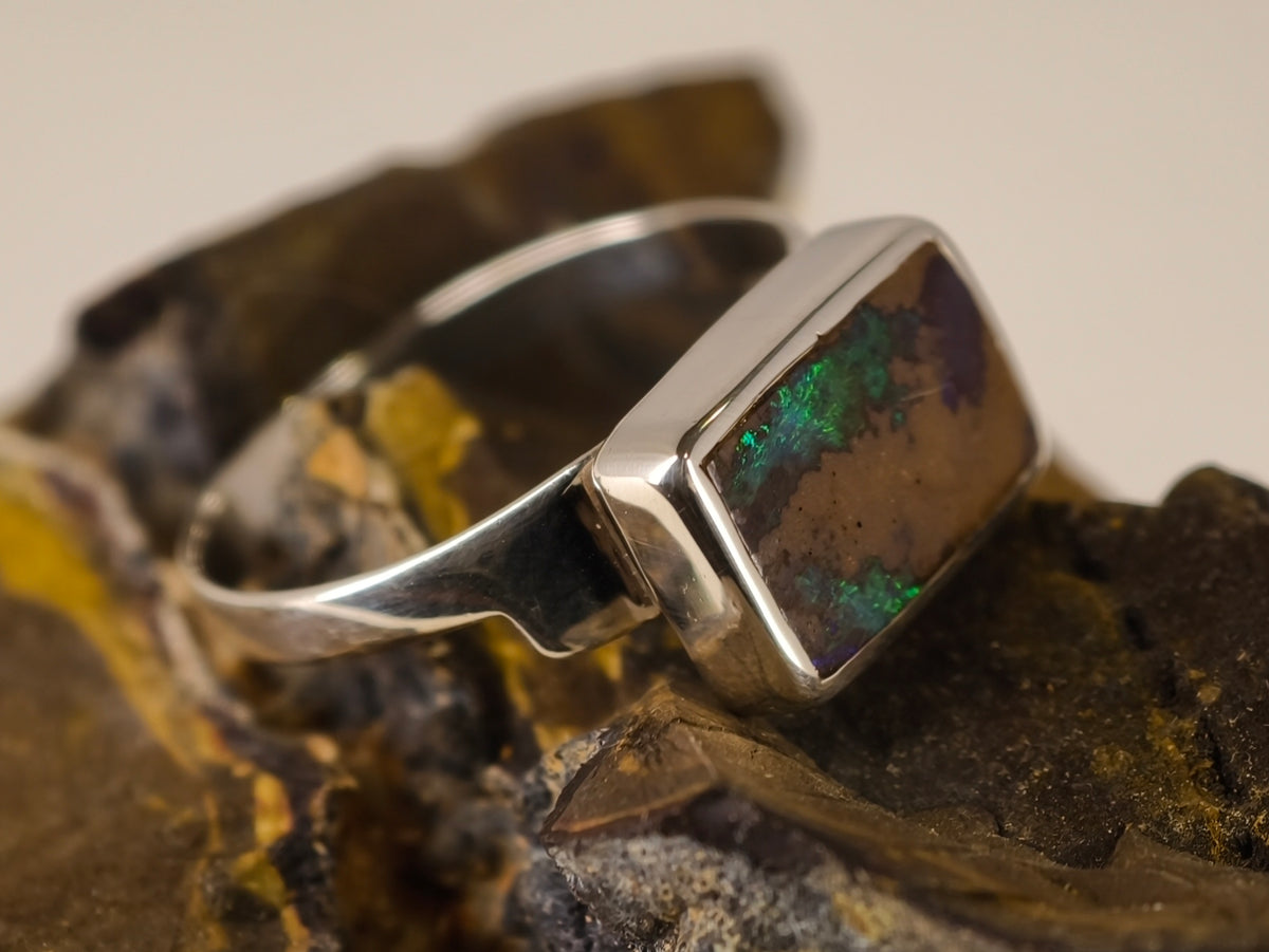 Bague en opale boulder — vue 8 — Tirou Bijou