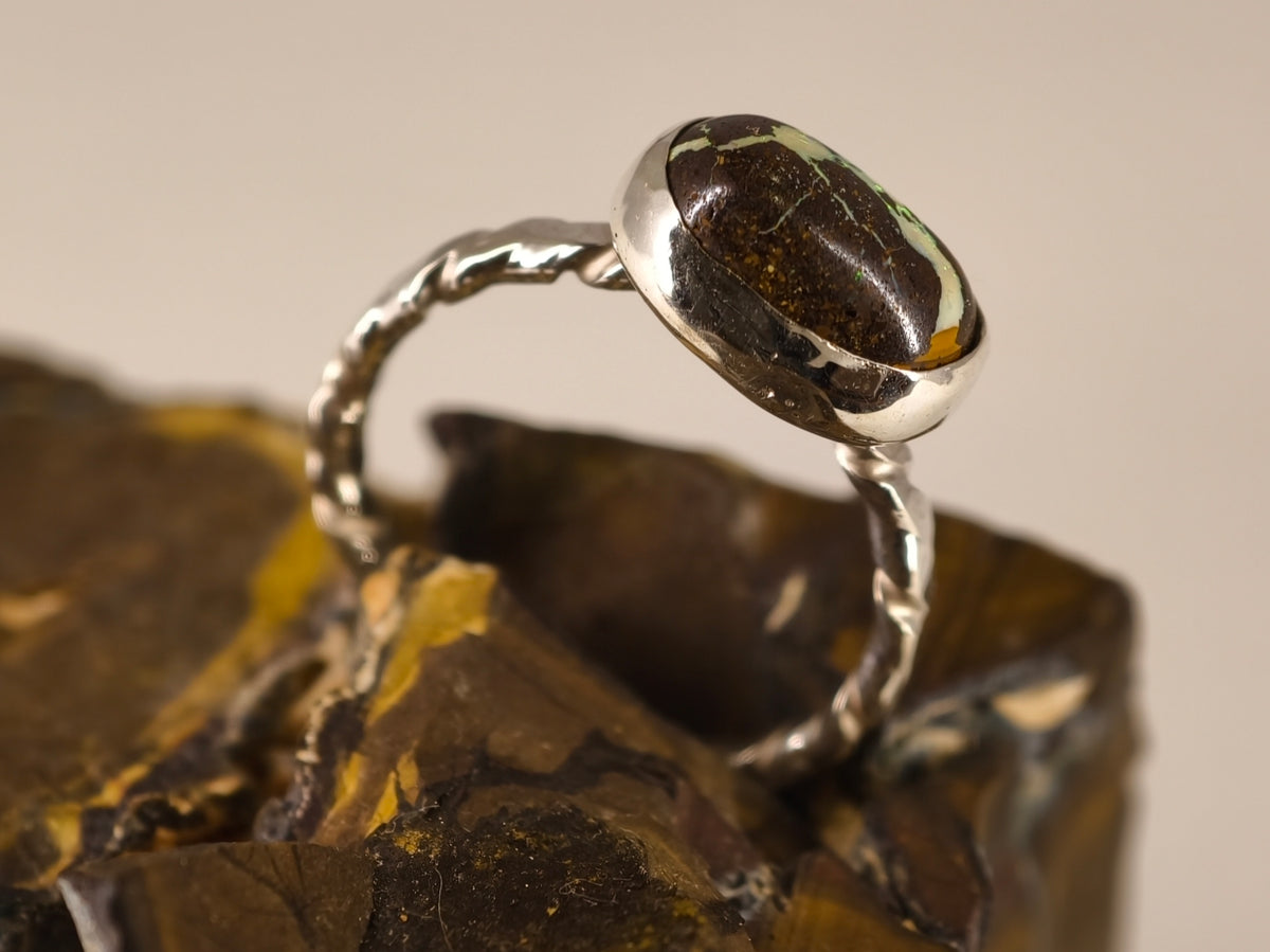 Bague en opale boulder — vue 5 — Tirou Bijou