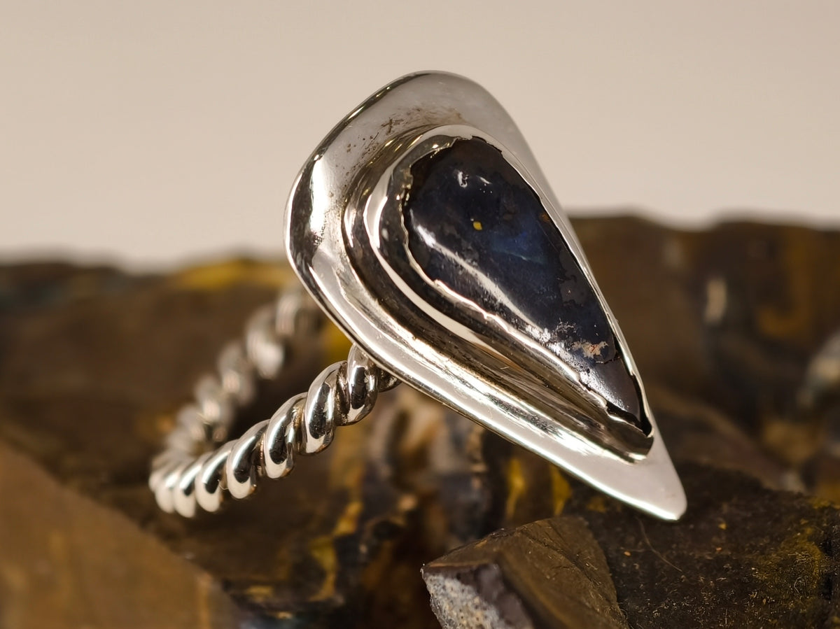 Bague en opale boulder — vue 2 — Tirou Bijou