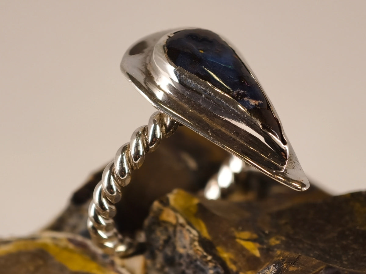 Bague en opale boulder — vue 5 — Tirou Bijou