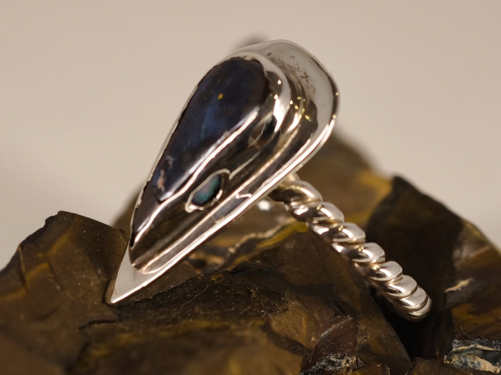 Bague en opale boulder — vue 6 — Tirou Bijou