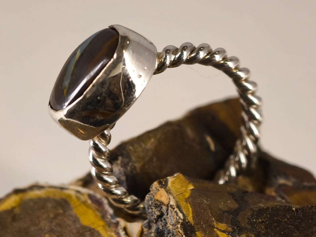 Bague en opale boulder — vue 1 — Tirou Bijou