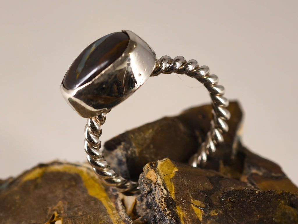 Bague en opale boulder — vue 5 — Tirou Bijou