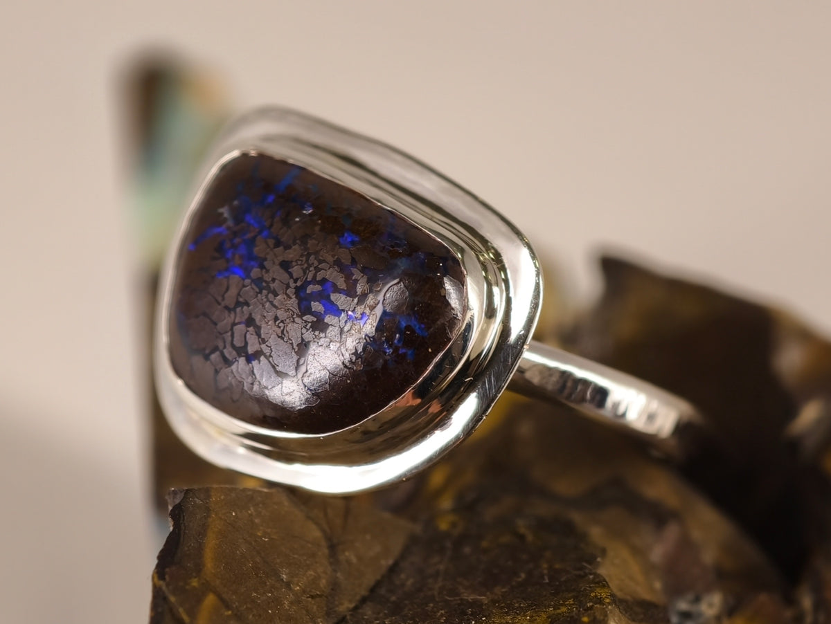 Bague en opale boulder — vue 6 — Tirou Bijou
