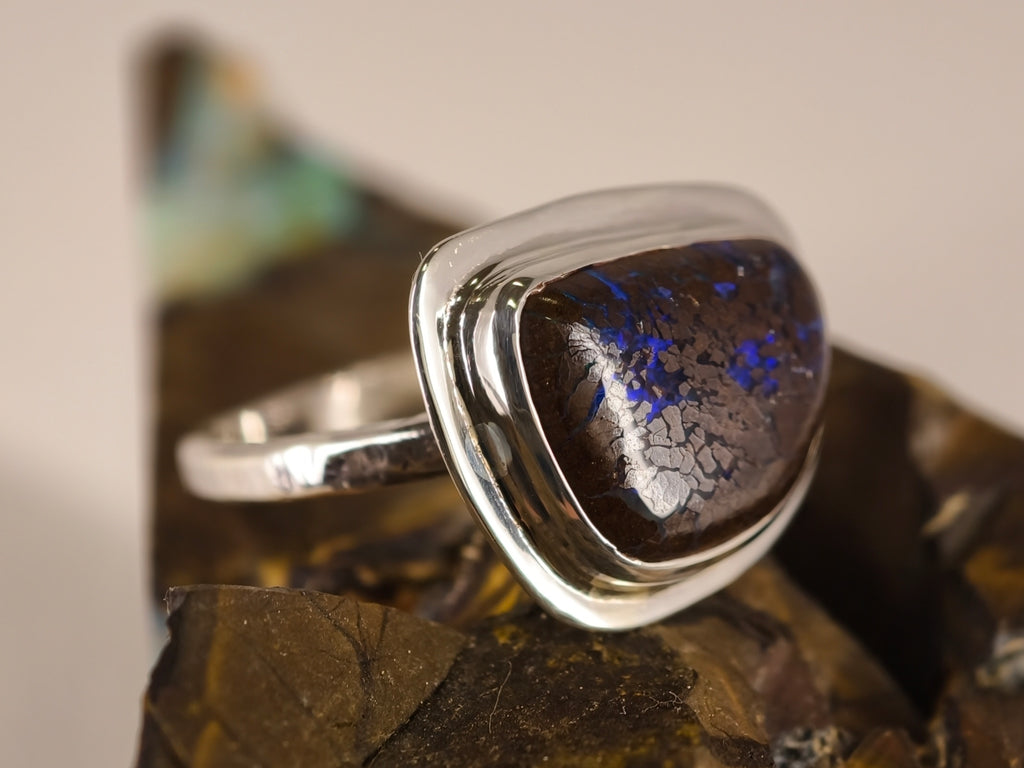 Bague en opale boulder — vue 7 — Tirou Bijou