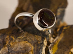 Bague en agate de feu — vue 4 — Tirou Bijou