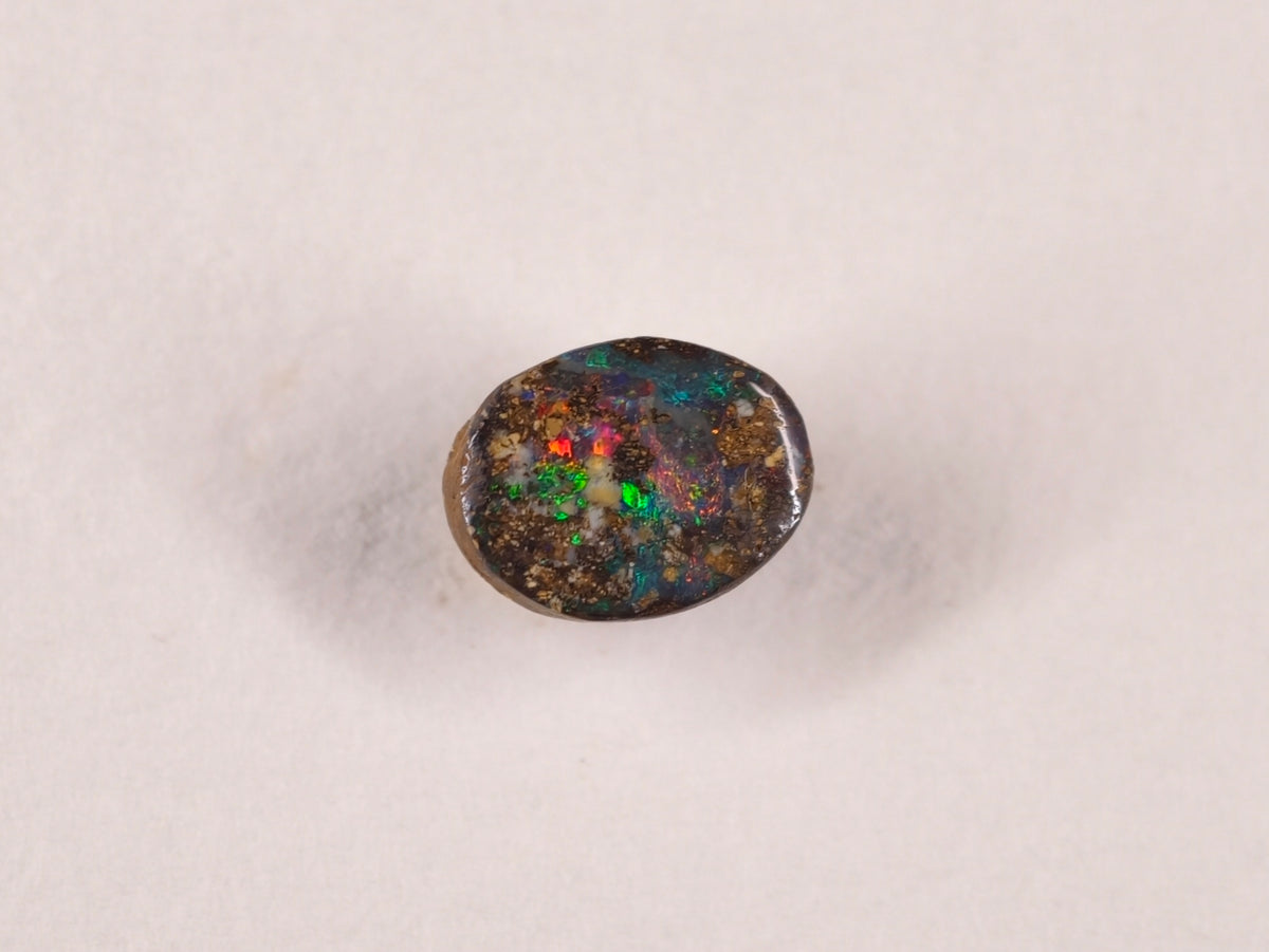 Opale boulder d’Australie — ovale — 2 ct