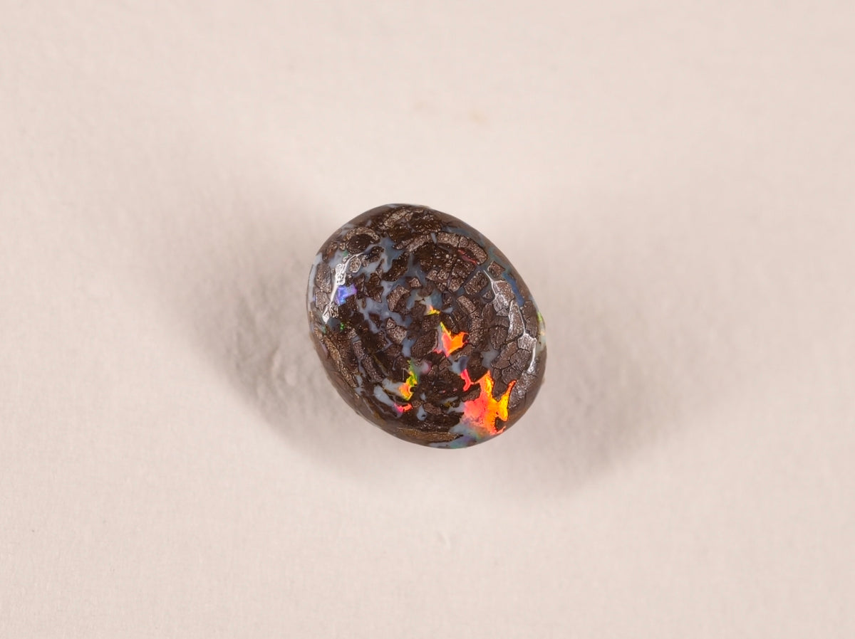 Opale boulder d’Australie — ovale — 2,2 ct
