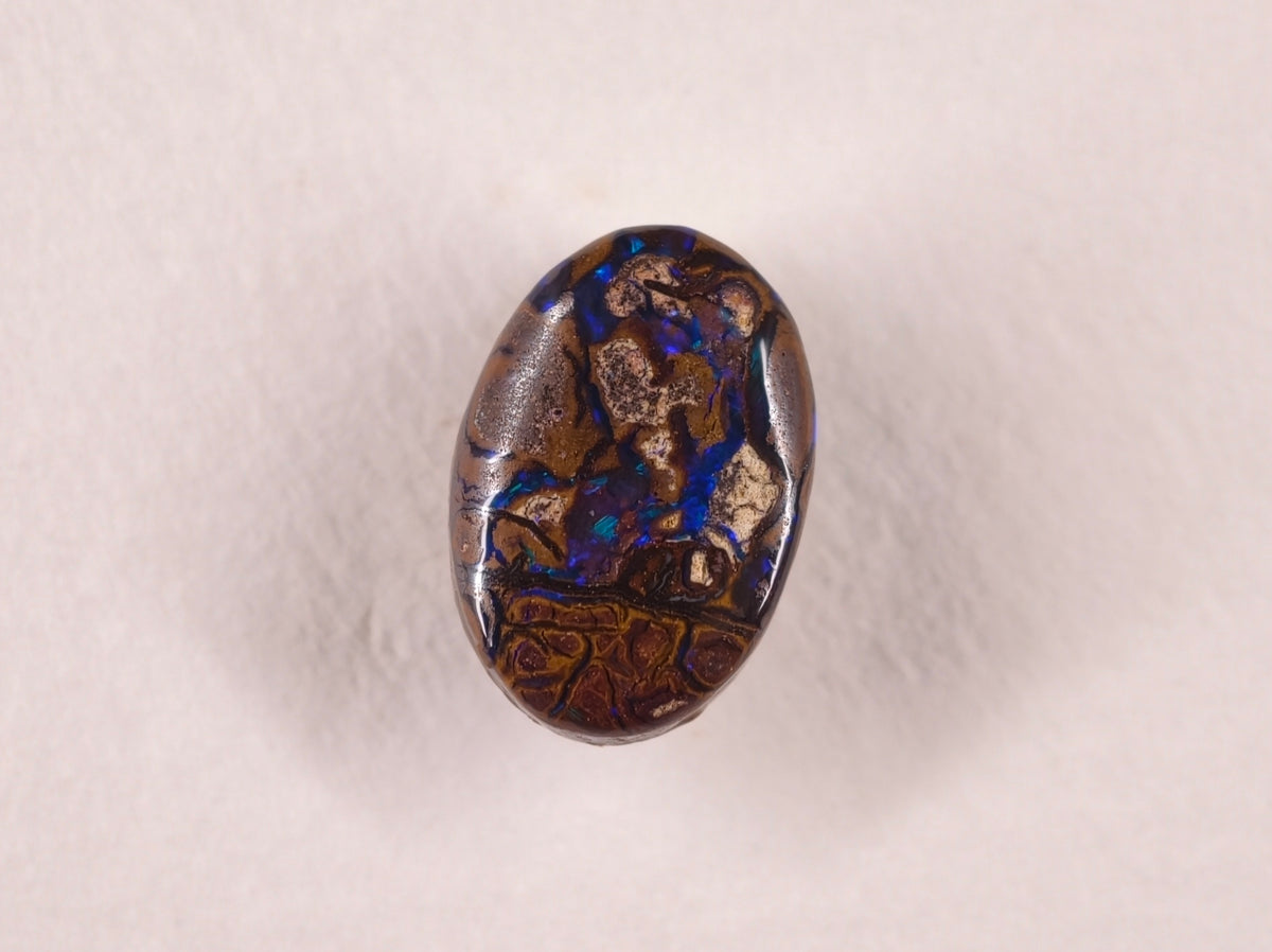 Opale boulder d’Australie — ovale — 4,3 ct