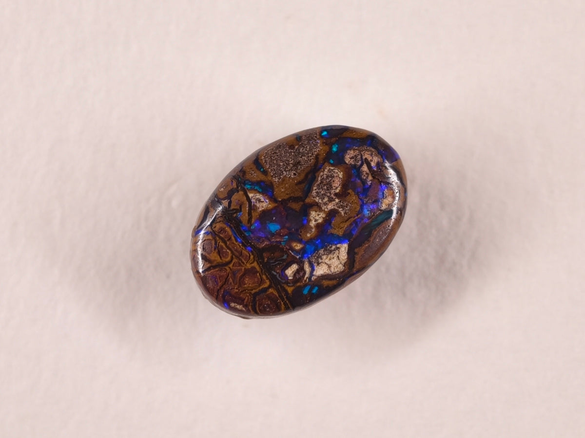 Opale boulder d’Australie — ovale — 4,3 ct