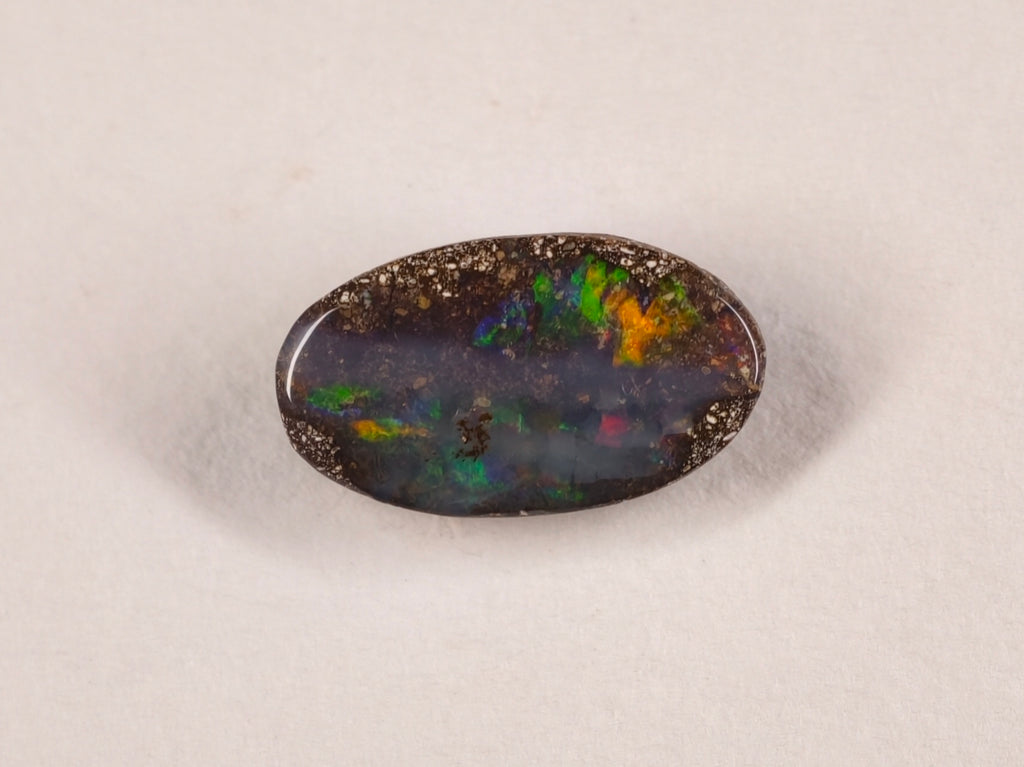 Opale boulder d’Australie — ovale — 3,5 ct