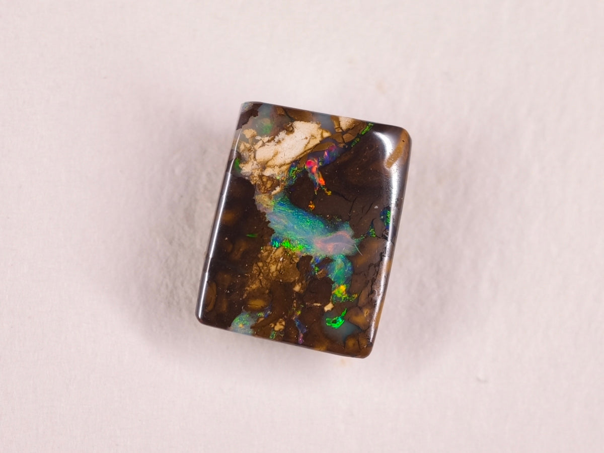 Opale boulder d’Australie — rectangle — 5 ct