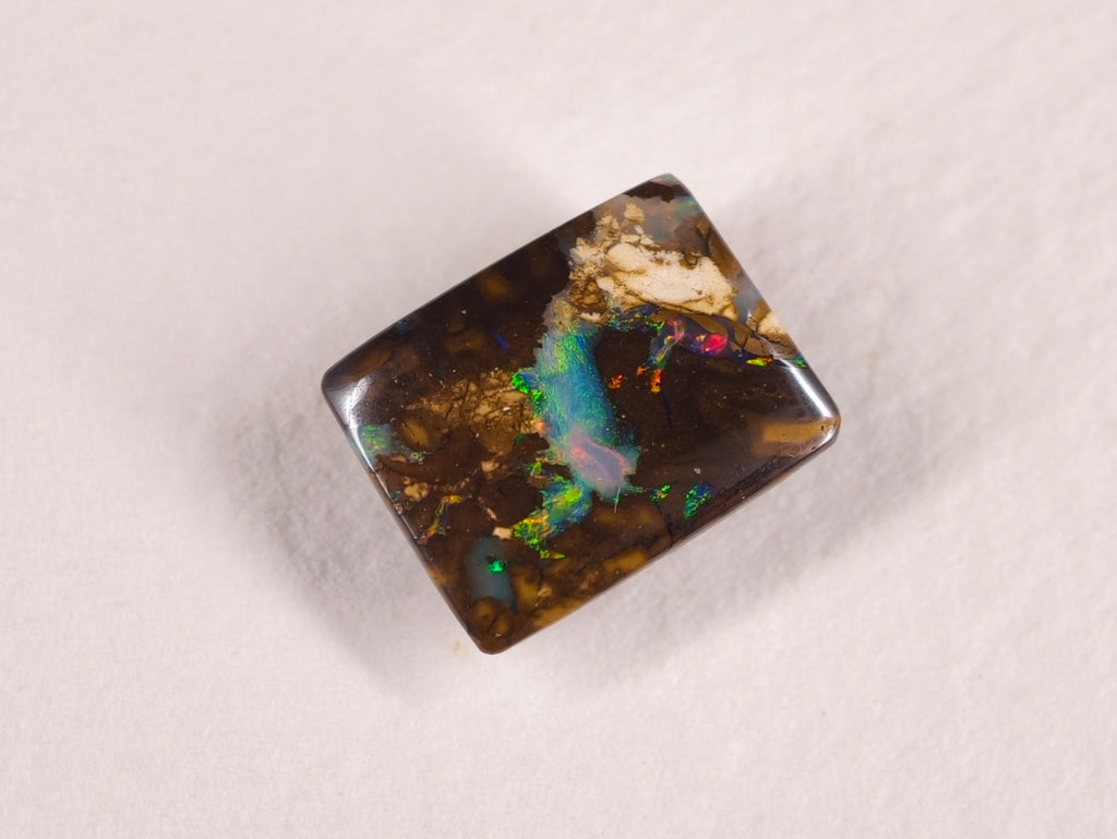 Opale boulder d’Australie — rectangle — 5 ct