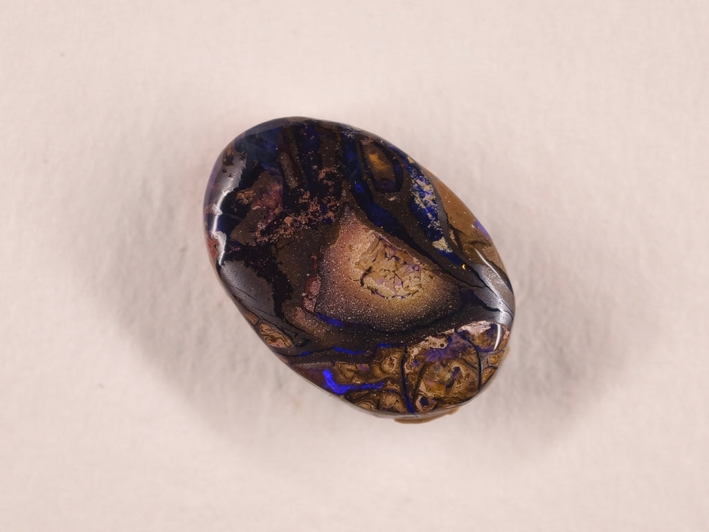 Opale boulder d’Australie — ovale — 9,1 ct