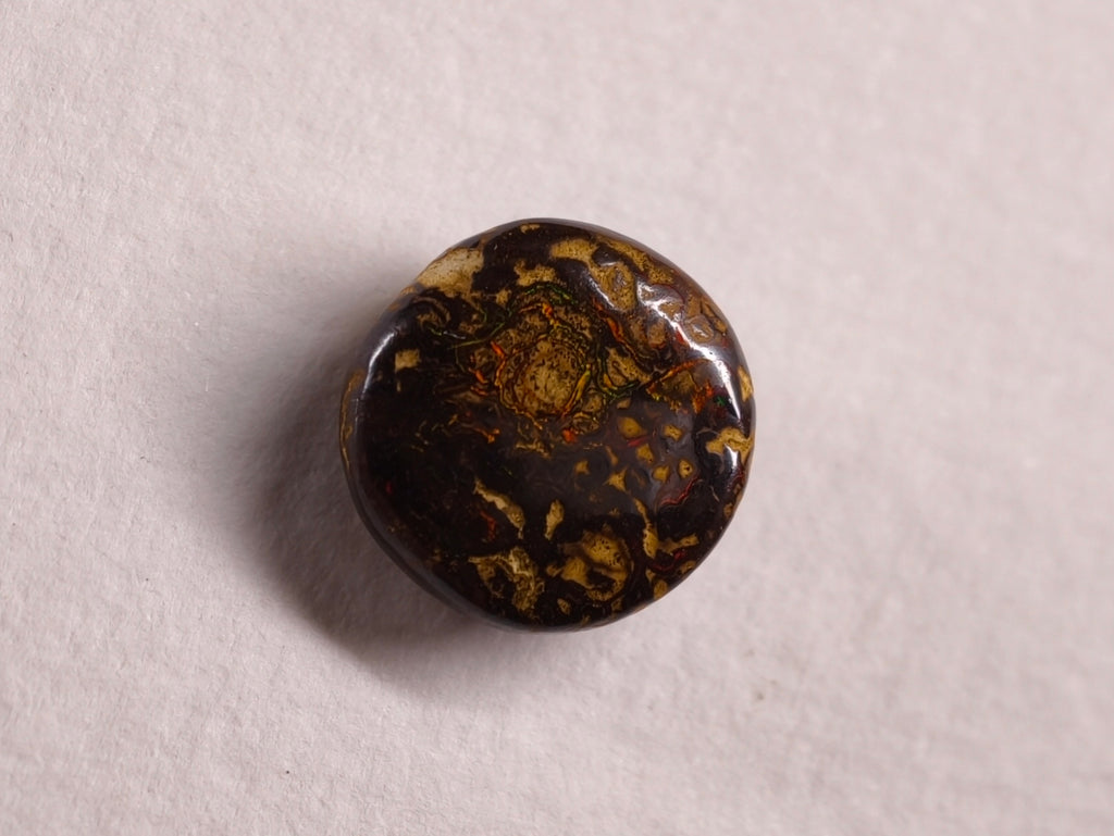 Opale boulder d’Australie — ronde — 5,9 ct