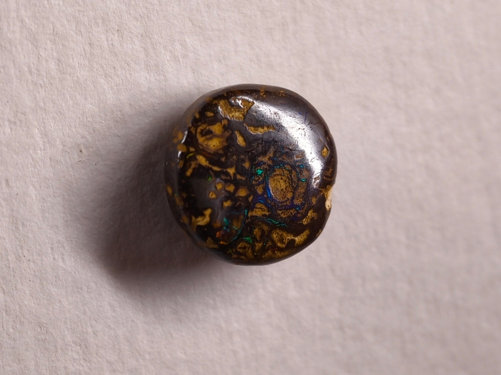 Opale boulder d’Australie — ronde — 5,9 ct