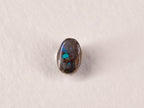 Opale boulder d’Australie — ovale — bleu, vert — 0,9 ct