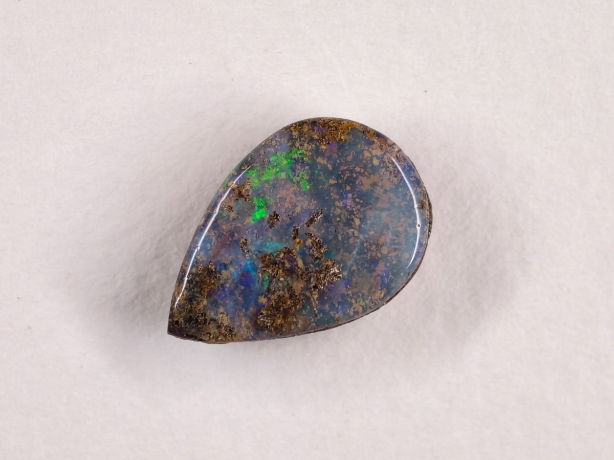 Opale boulder d’Australie — goutte — 5,4 ct
