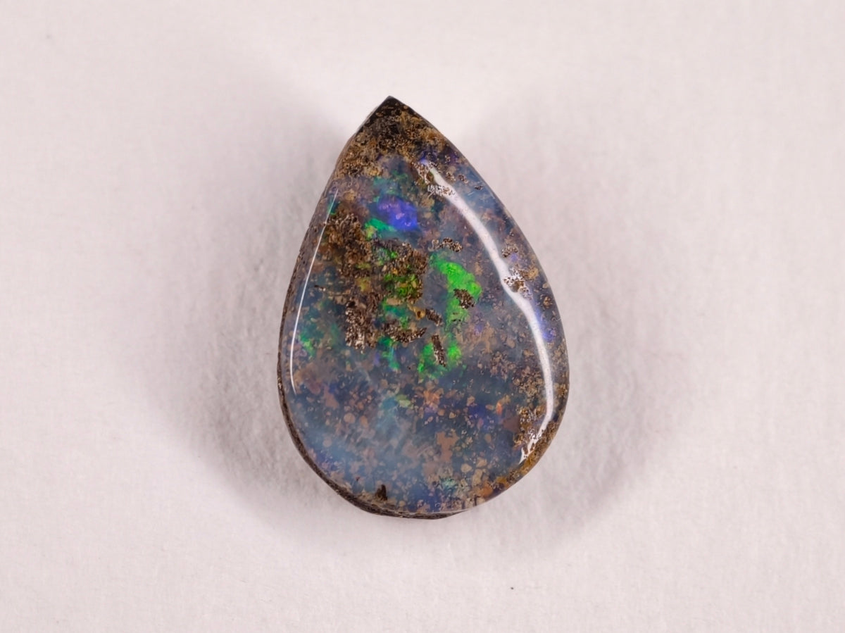 Opale boulder d’Australie — goutte — 5,4 ct