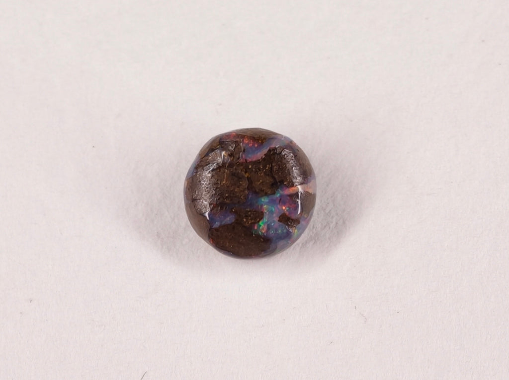 Opale boulder d’Australie — rond — 1,6 ct