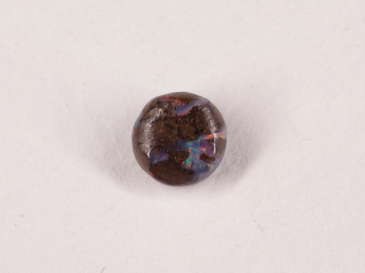 Opale boulder d’Australie — rond — 1,6 ct