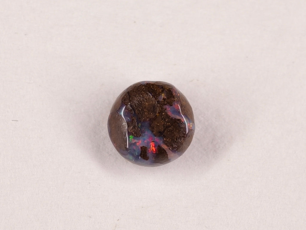 Opale boulder d’Australie — rond — 1,6 ct