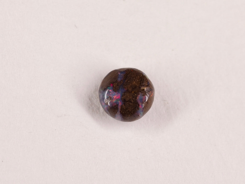 Opale boulder d’Australie — rond — 1,6 ct